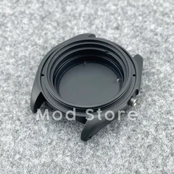 SKX007 SRPD Watch Case Mod Parts 316L 300m No Crown Guard 3 O'Clock Matte Black Water Resistant with Case Back