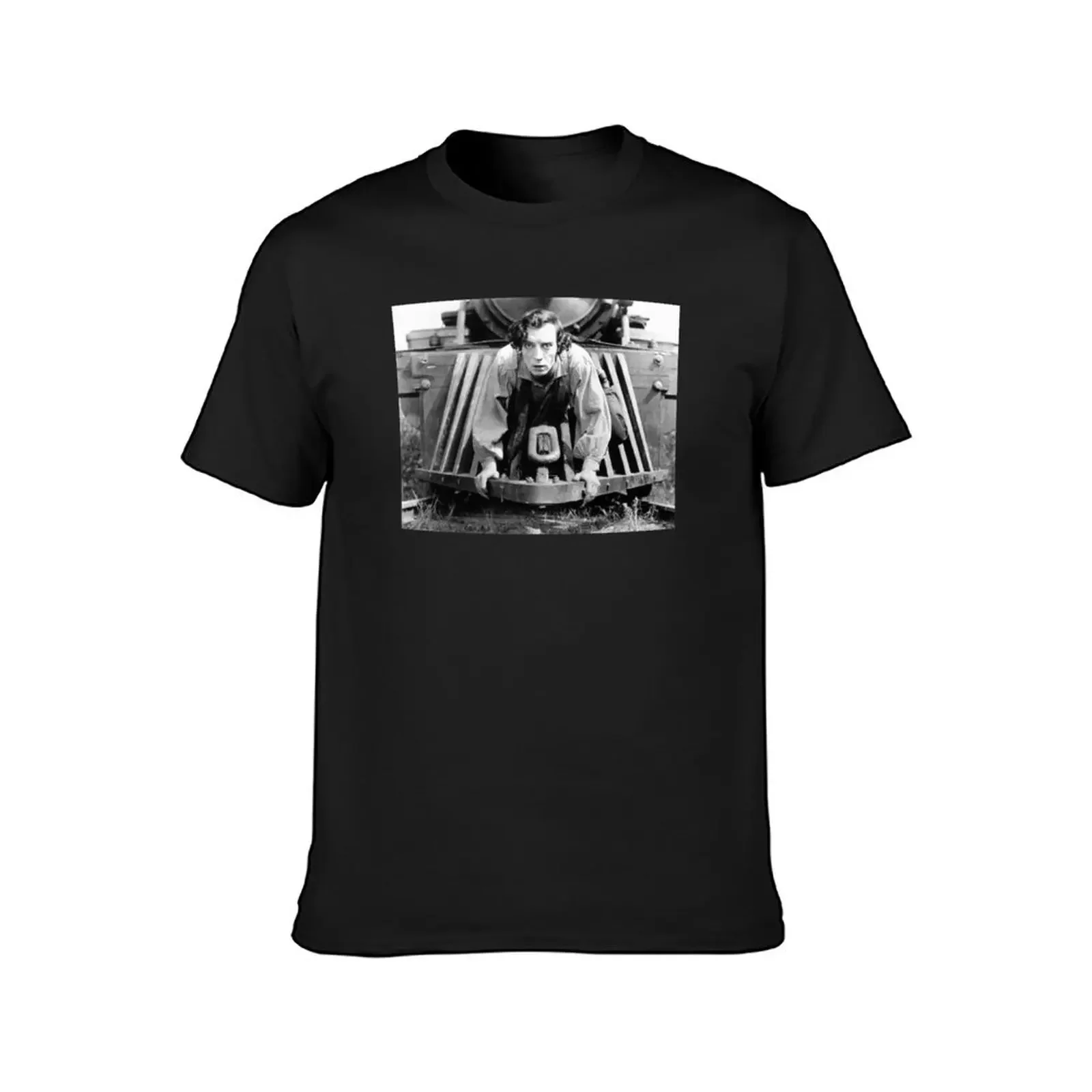 Buster Keaton The General 1926 T-Shirt cheap stuff plus size tops oversizeds luxury clothes men