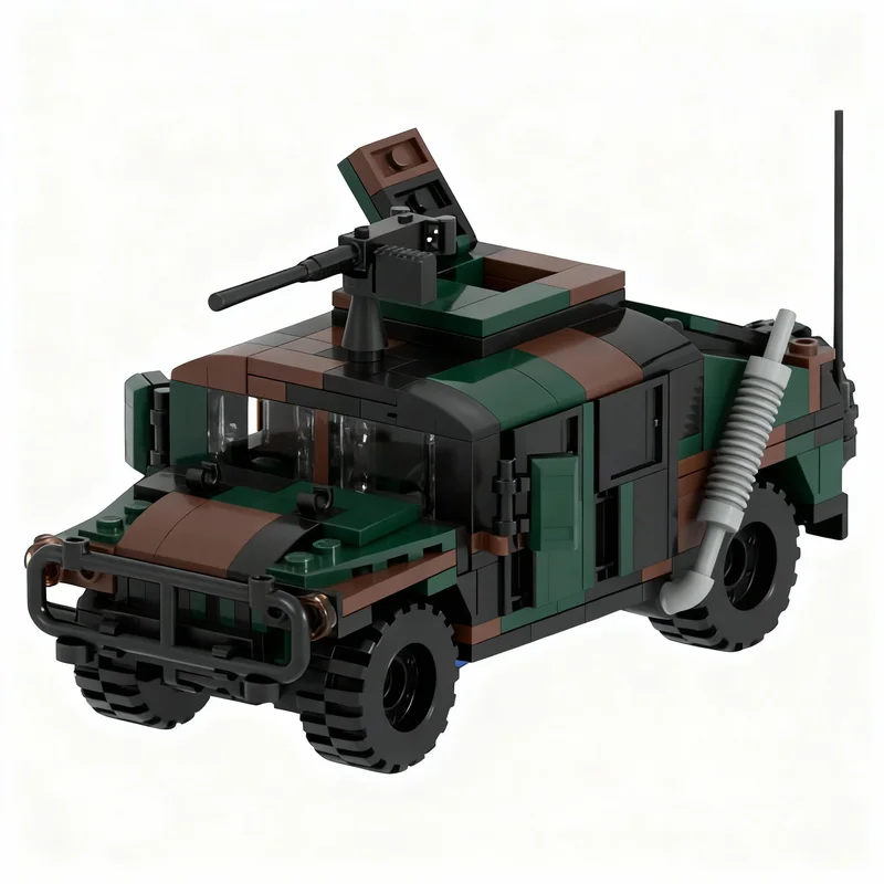 

299PCS MOC Creative Model M1004 Humvee DIY Assembly Building Blocks Home Decor Display Birthday Gift Collectible Display Gift