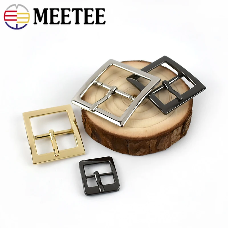 5/10Pcs 16-38mm Metal Pin Buckle Bag Strap Slider Adjust Clasp Hook Webbing Belt Leather Shoes Craft Hardware Sewing Accessories