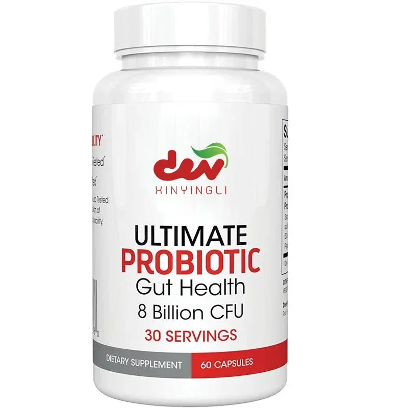 

Advanced Multi-Strain Probiotic Capsules - Daily Digestive & Metabolic Support | 60 Vegetarian Capsules