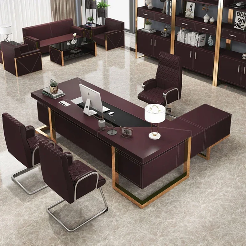 Aesthetic Office Desk Conference Executive Desk Workstation Bedside Office Desk Computer Executive Tavolino Hotel Furniture