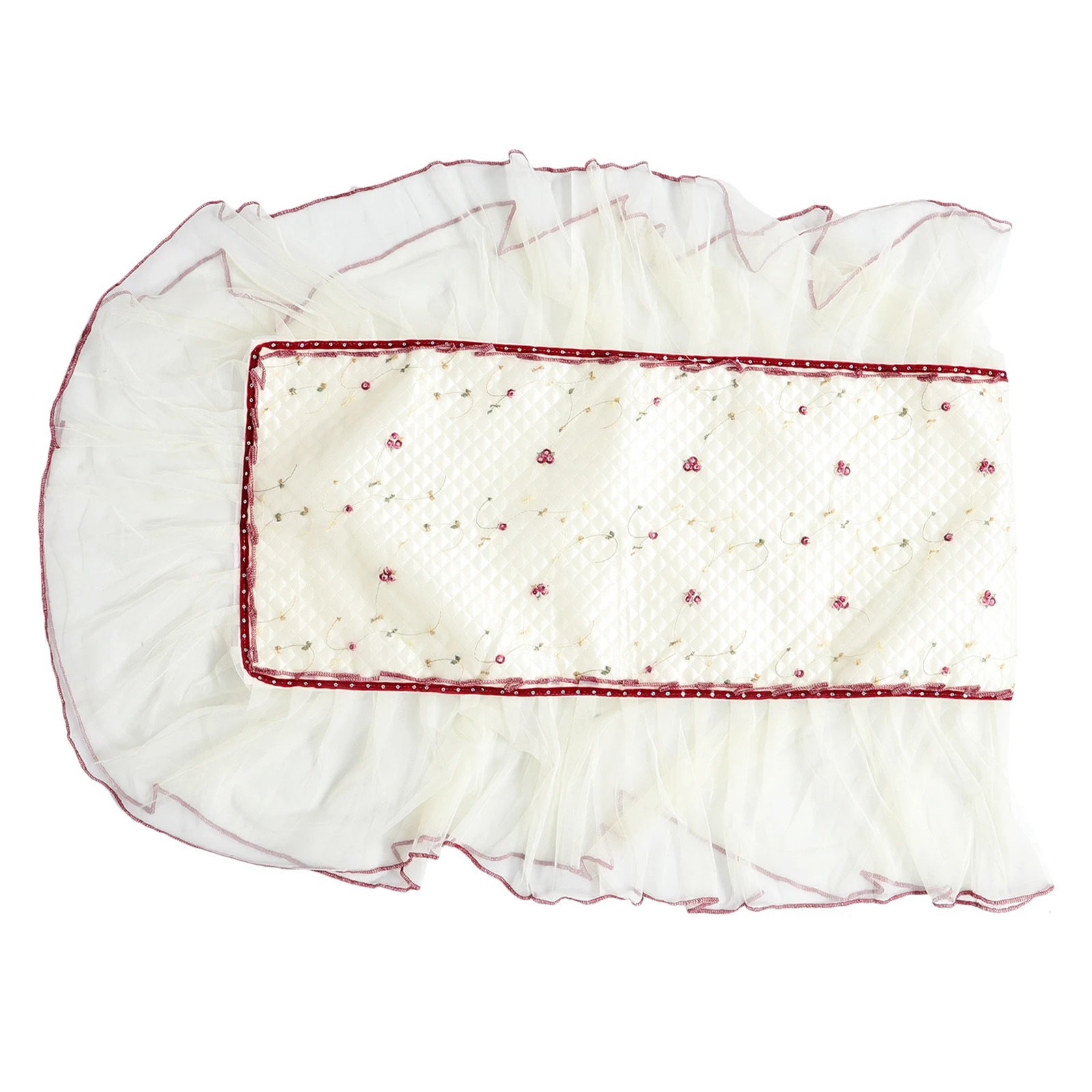 

Guzheng Cover s Lace Cotton Protector Non slip Musical Instrument Cover Replacement Long Lasting Use Foldable Storage