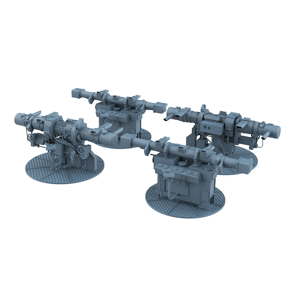 LYCG200343 1/200 Model Upgrade Parts German Bismarck main And Secondary Artillery Rangefinder&Heavy AA Artillery Rangefinder