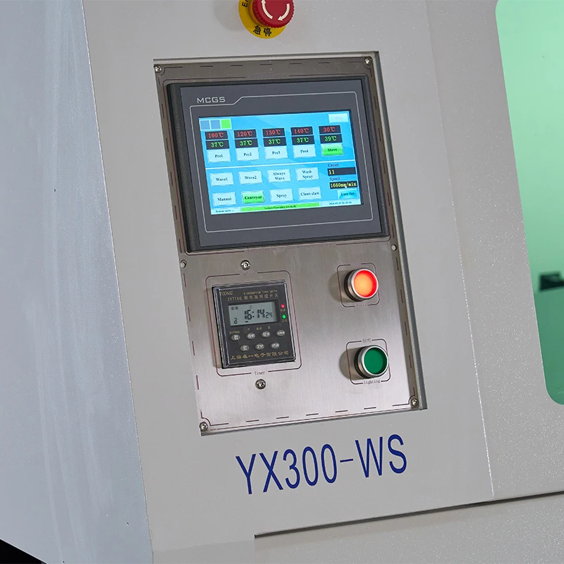 Intelligent Temperature Double Wave Solder Machine YX300-WS Furnace Machine