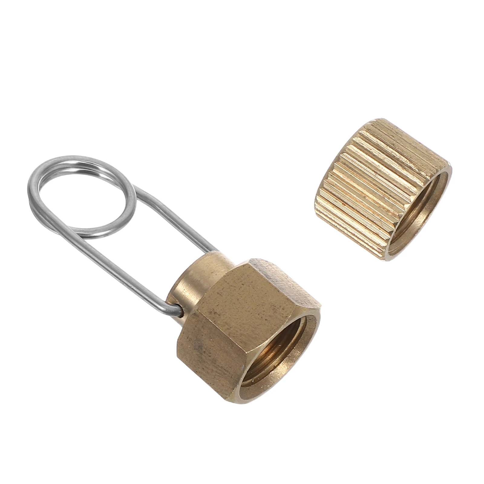 

2pcs Copper Gas Tank Cover Cap Leakproof Propane Cylinder Sealed Protector For Bbq Grills Outdoor Reusable Durable Replacement