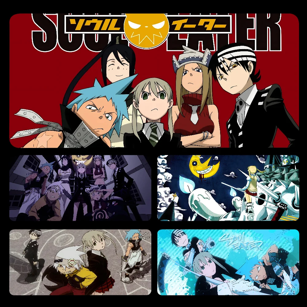 Amine S-Soul Eater Mousepad Large Gaming Mouse Pad LockEdge Thickened Computer Keyboard Table Desk Mat