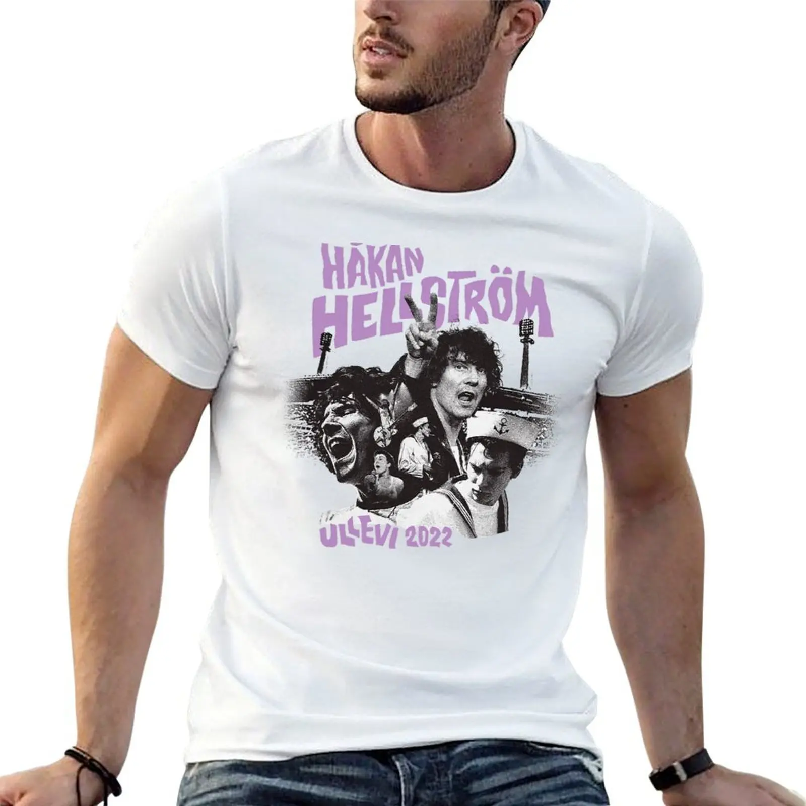 h?kan hellstr?m T-Shirt oversizeds Short sleeve tee big and tall t shirts for men