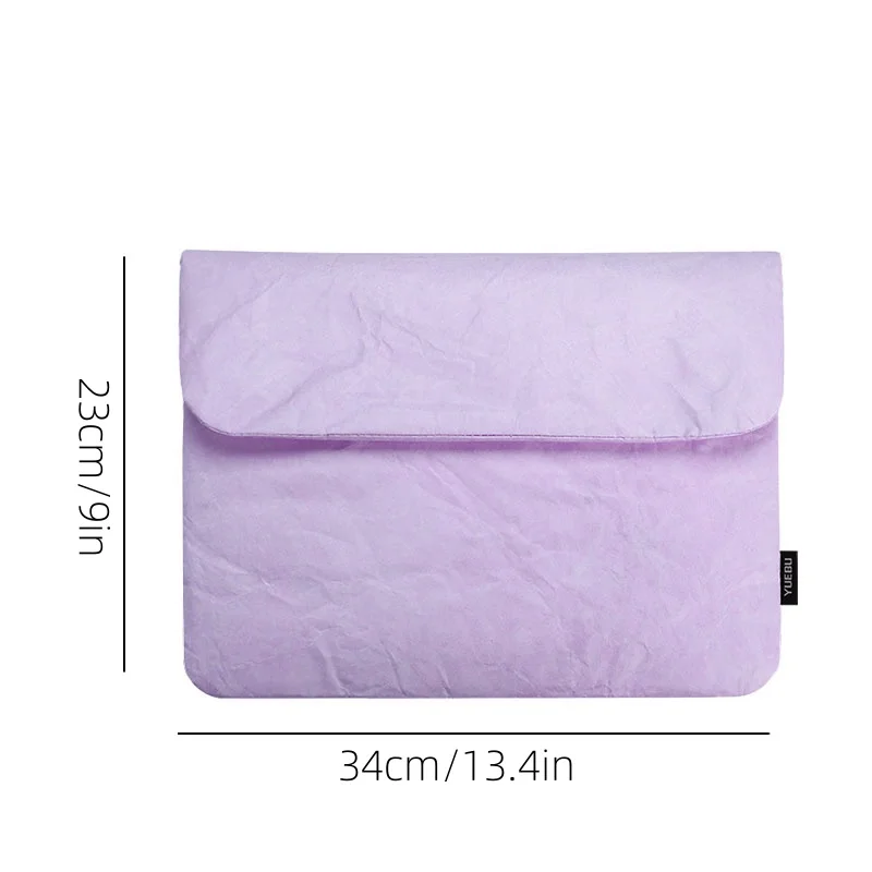 Lightweight and Portable Dupont Paper Laptop Protective Cover, Available in Various Colors: Pink, Black, Silver, Mint Green, Tablet Protective Case, Suitable for Travel, Office, Business, Home, and as a Gift