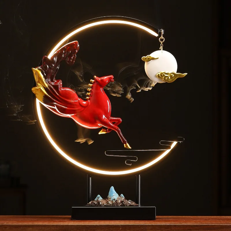 Ceramic Zen Backflow Incense Burner Living Room Luxury Incense Burner Modern Vertical Quemador De Incienso Ceramic Decoration