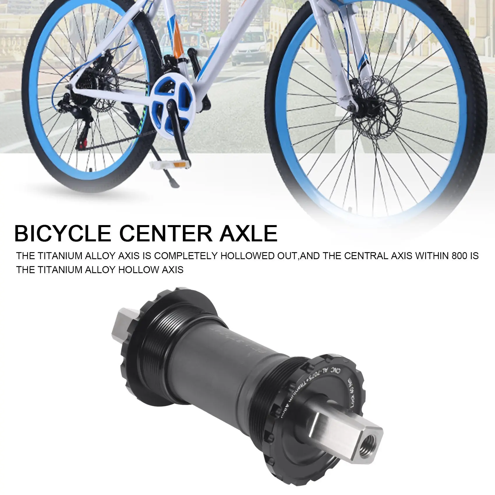 CGDS-Titanium BSA English Threaded Square Taper Bottom Bracket 119Mm For Brompton 148G