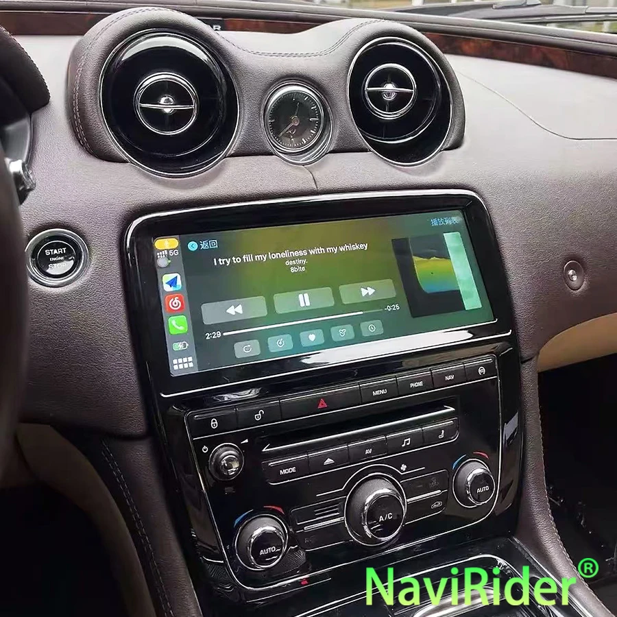 

10.25-дюймовый Android-экран для Jaguar XJ XJL 2011-2018, автомобильная магнитола с GPS-навигацией, мультимедийный видеоплеер, поддержка CarPlay, головное устройство для авто.