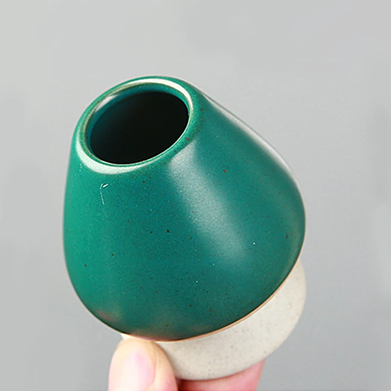 Soporte Chasen de té verde Matcha de cerámica japonesa, cuenco, batidor de bambú, molinillo, herramientas para el té, accesorios para el té