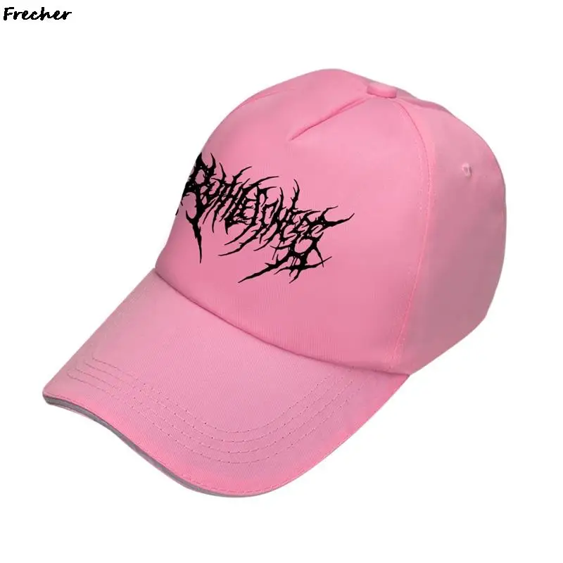 Print Gothic Street Punk Frauen baseball cap men Soft cotton adjstable pure black sports caps women hip hop dad hat new