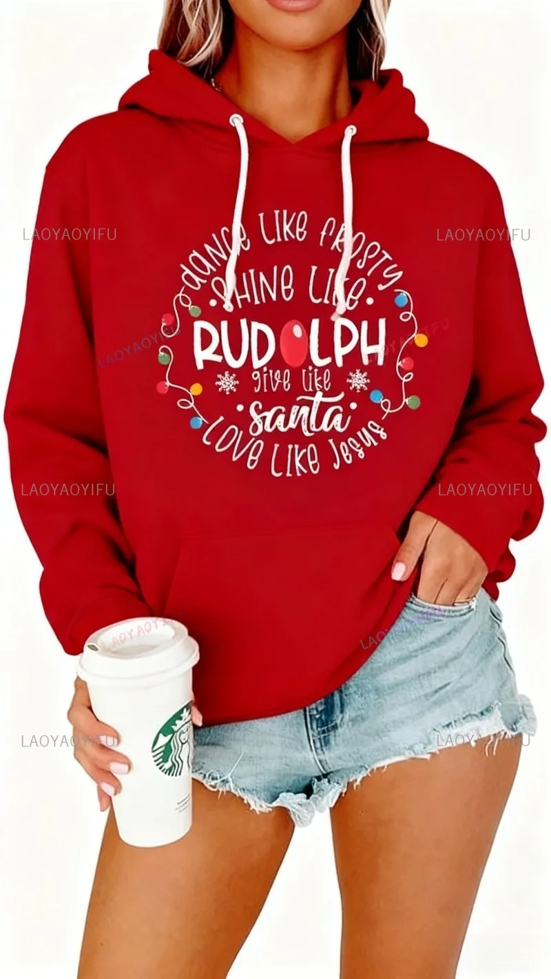 يسوع عيد الميلاد بلوزات المرأة المسيحية عيد الميلاد هوديي قميص ديني الكتاب المقدس الآية البلوز جون الإيمان المسيحية يسوع القمم