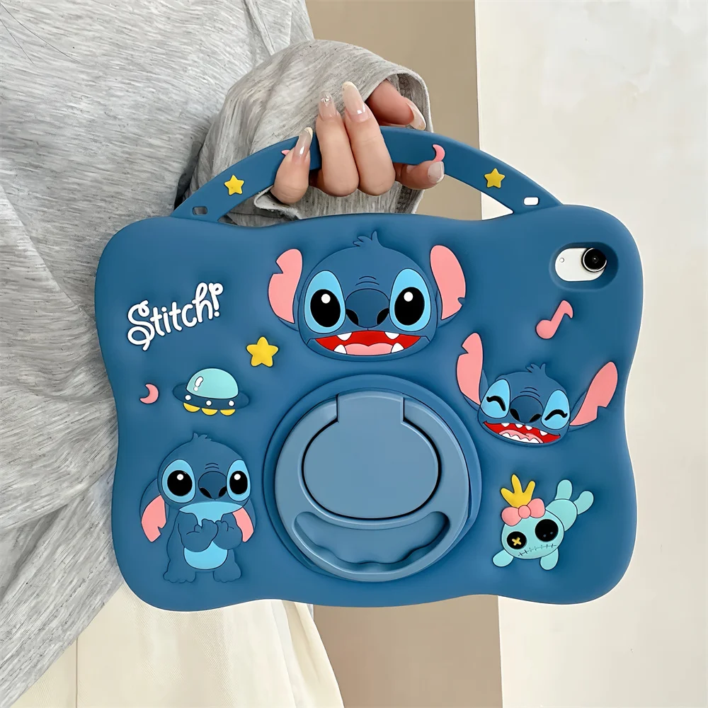 Cute 3D Cartoon Stitch Silicone Kids Case For Lenovo Xiaoxin Pad