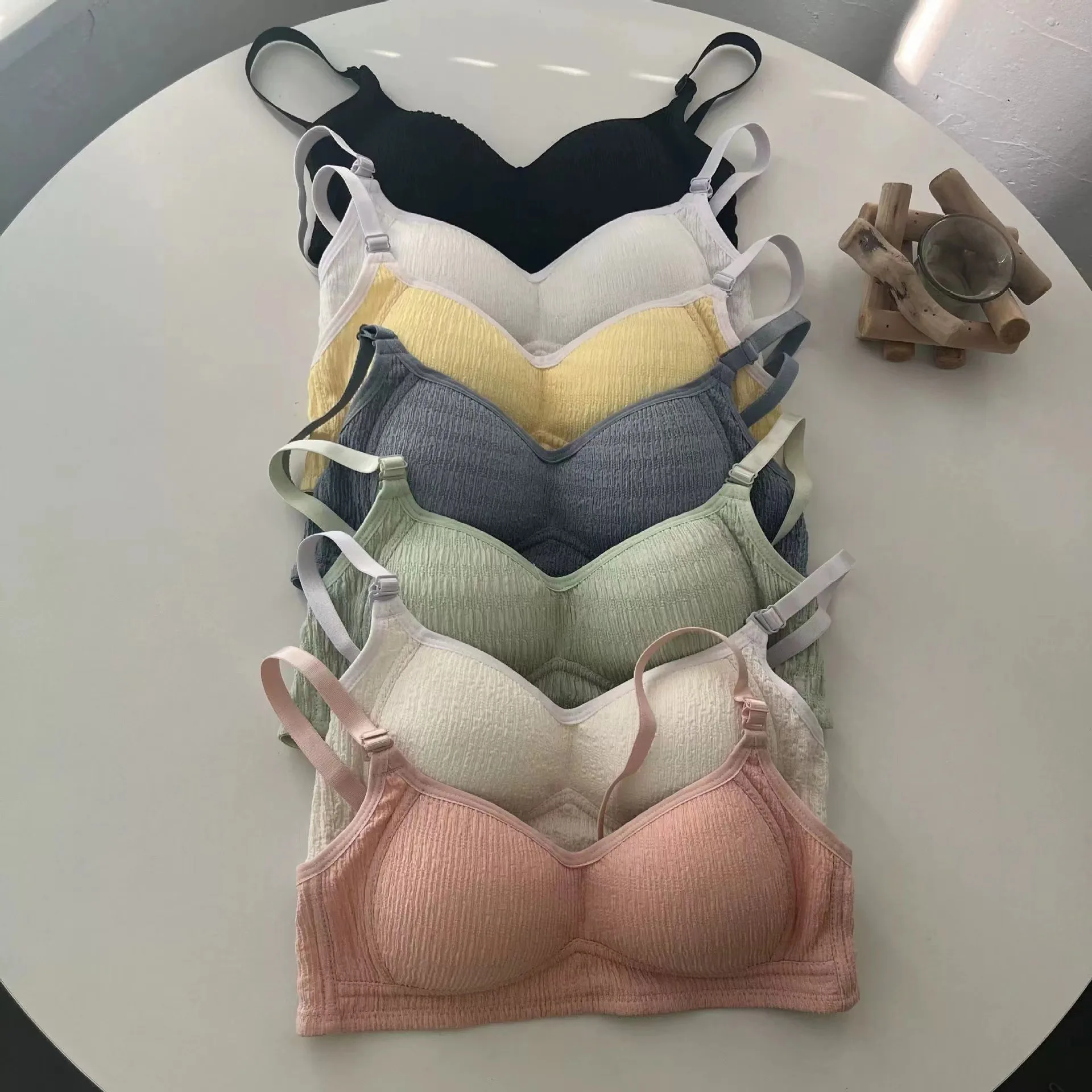 8-16 Years Cotton Girls Training Bra Adolescente Girl's Sport Bras Teen Girl Underwear Push Up Teens Bras With Chest Pad KF027