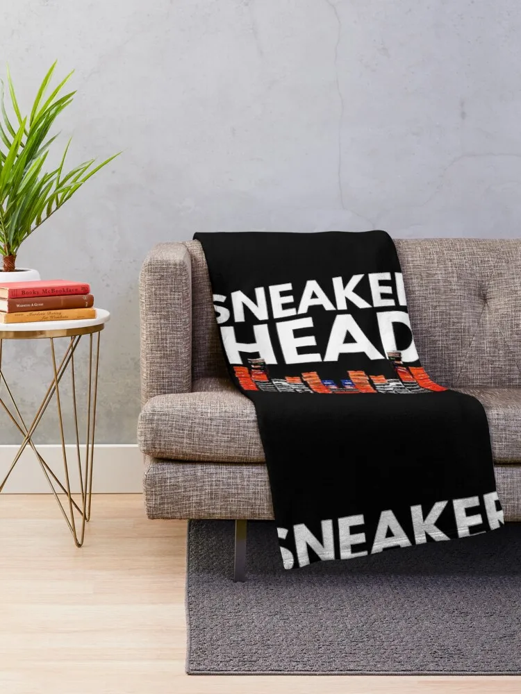 Sneakerhead Sneaker Boxes Throw Blanket Sofa Blankets Blanket For Travel Light