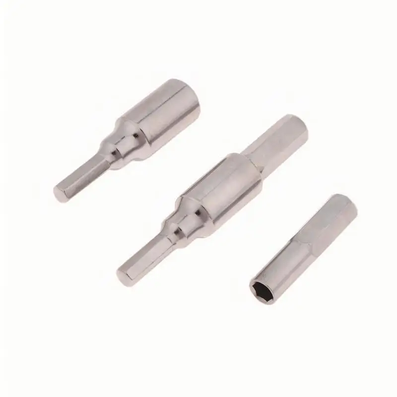 4mm To 6.35mm Hex Transducer Adapter Socket Magnetic For Screwdriver Drill Bits Hand Tool