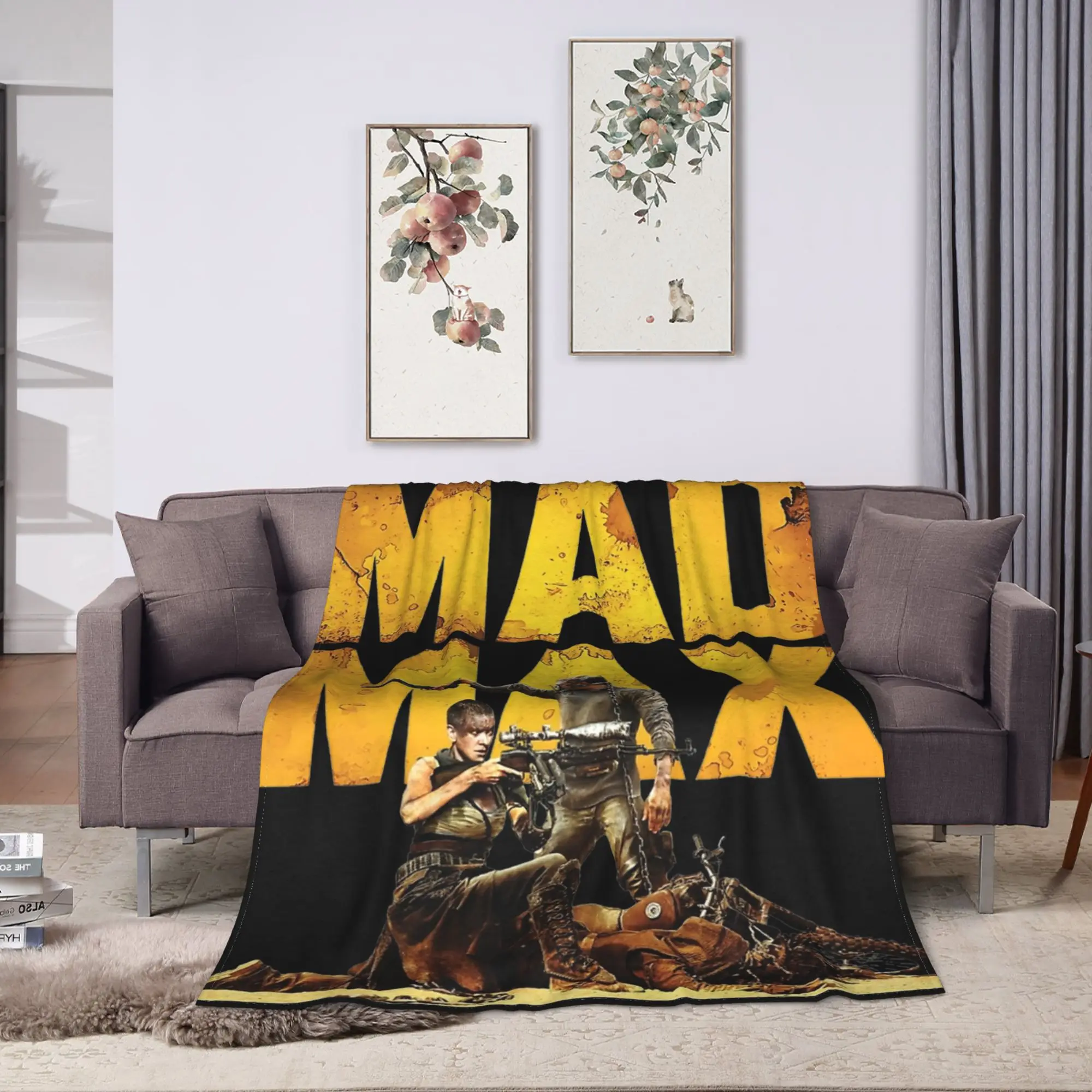 Mad Max- Fury RoadMad MaxFury Road Blankets Super Soft Aesthetic Plush Throw Blanket For Couch Chair Flannel Bedspread Bed Cover