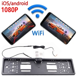 Android AHD 1080P Car Wifi Rear View Camera Backup Parking Reverse front Wireless Vehicle Auto HD with DVR for ISO Iphone
