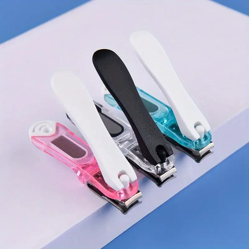 

Stainless Steel 360 Degree Rotat Multi-Functional Nail Clippers with Built-in Nail File Plate Trimming and Filing Manicure Tool