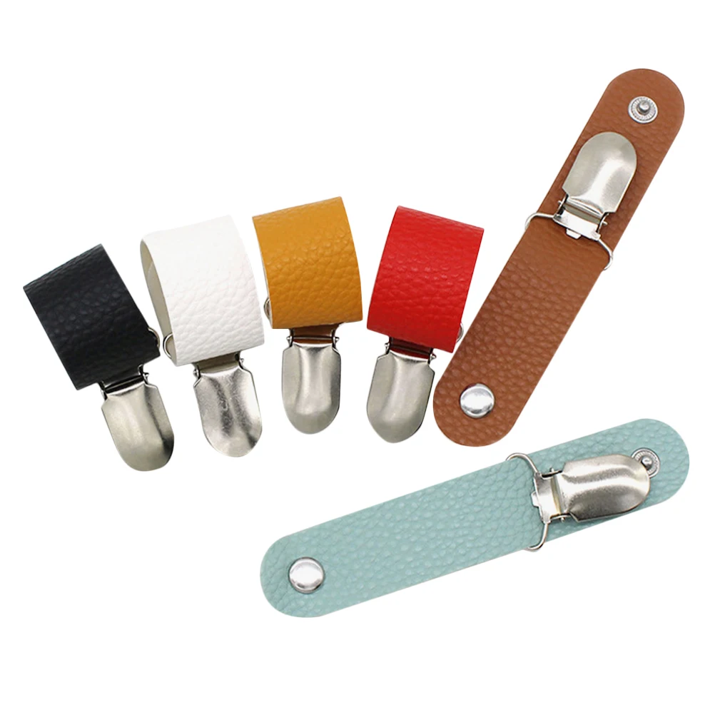 

6pcs Lightweight Pu For Bag Sun Hat Clip For Travel Hat Clip Travel Accessories Storage Outdoor Backpack