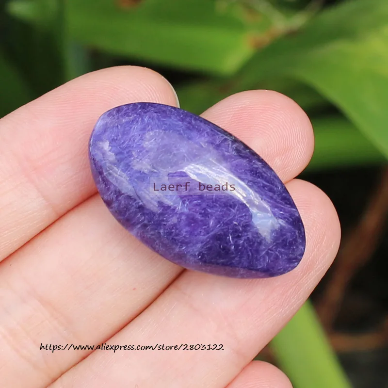 Natural Charoite Real Gem Stone Pandent ,100% Natural Guarantee, For DIY Jewelry Making !