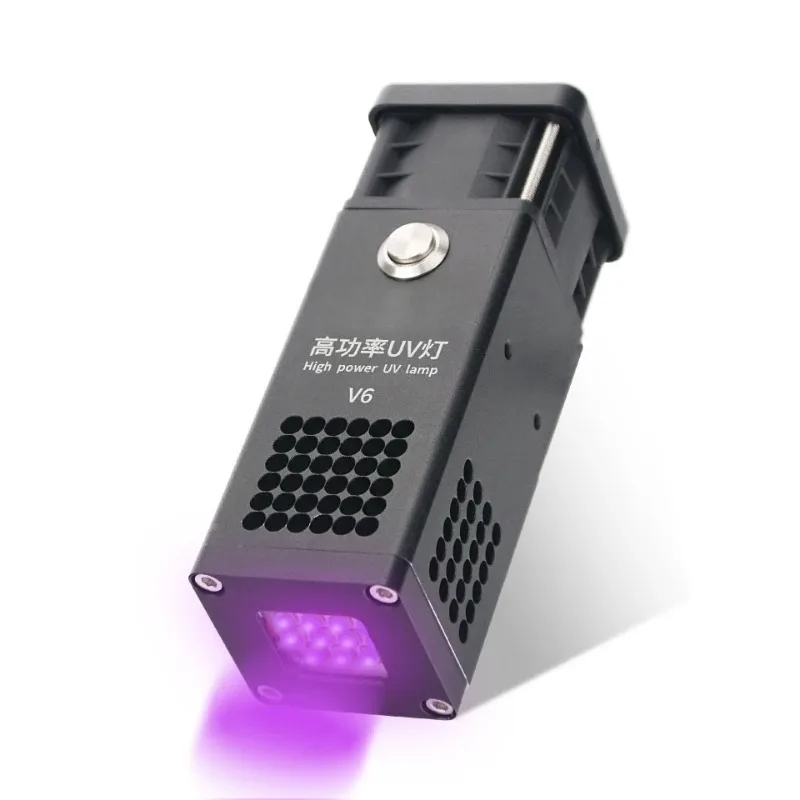 High-power UV curing lamp, mobile phone repair shadowless glue green oil, fan cooling is not hot UV lamp