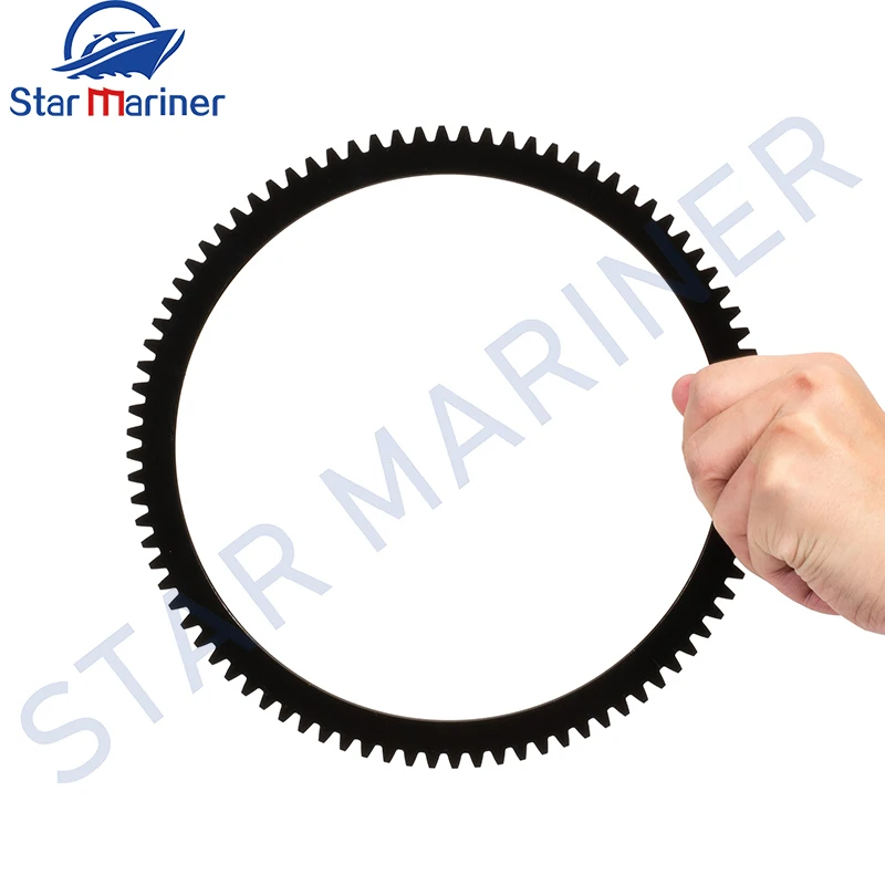 

66T-85550 Flywheel Crown Gear Ring For YAMAHA Outboard Motor E40X 2 Stroke 40HP Parsun 2T 40HP 66T-85550-00 Boat Engine Replaces