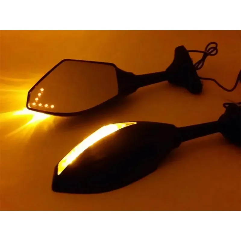 

Arrow Turn Signal Integrated Racing Sport Mirrors for Triumph Ducati Motorcycle