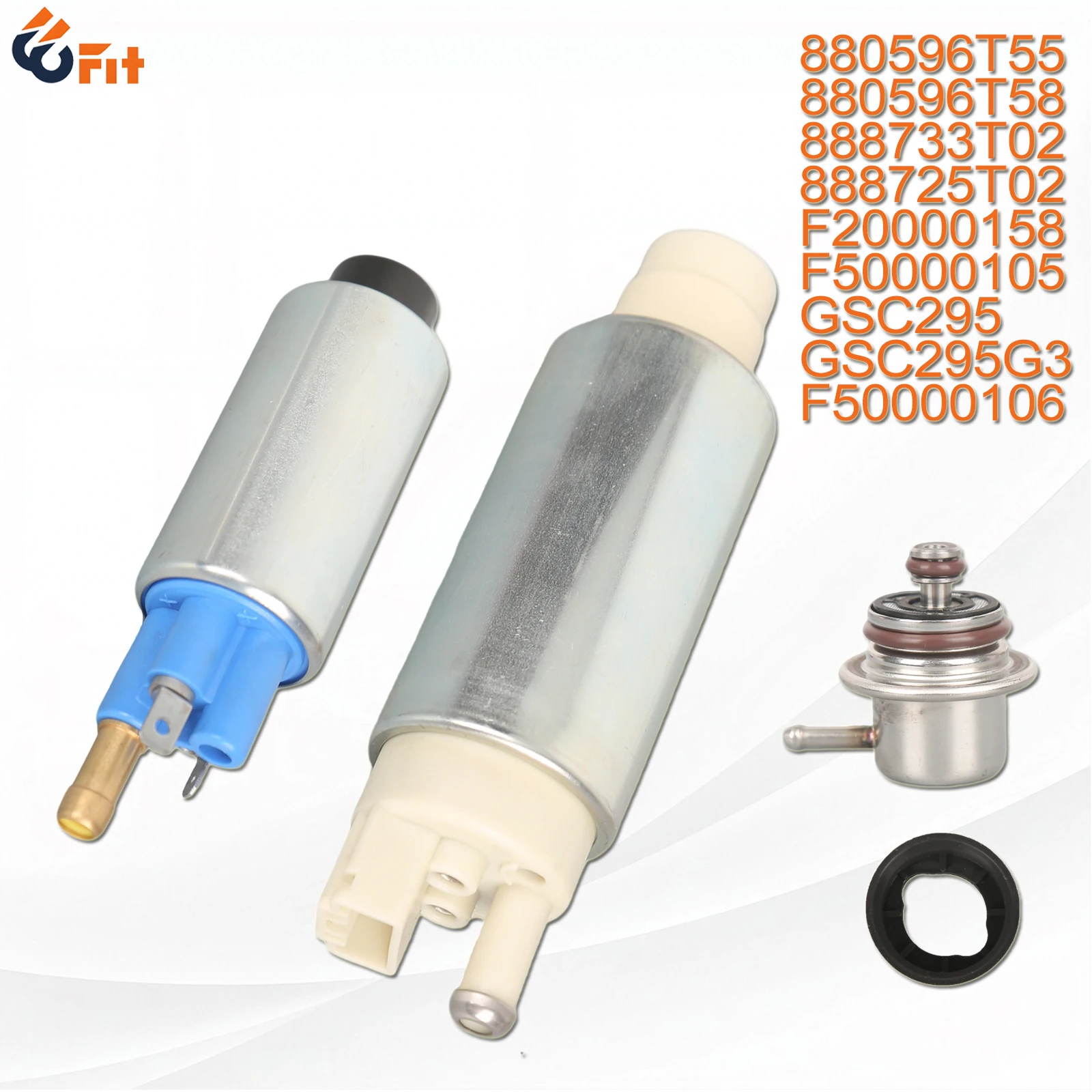 880596T58 880596T55 High&Low Pressure Fuel Pump Kit for Mercury Marine Models 75HP-115HP Verado/Verado Pro Models 200HP 300HP