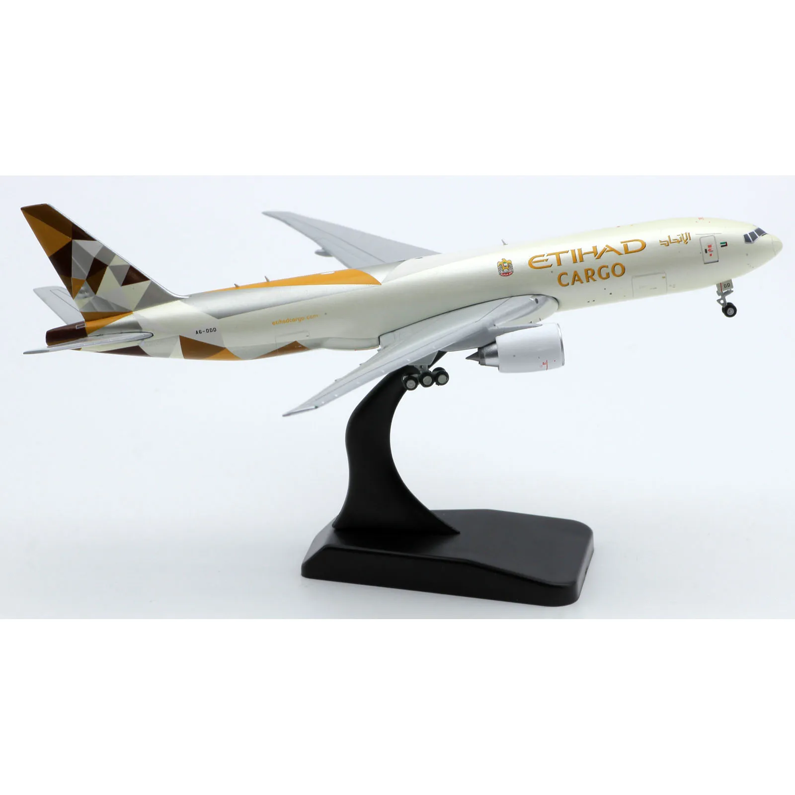 XX4958 Legering Collectible Vliegtuig Gift JC Wings 1:400 Etihad Cargo Airlines Boeing B777F Diecast Vliegtuigen Jet Model A6-DDD