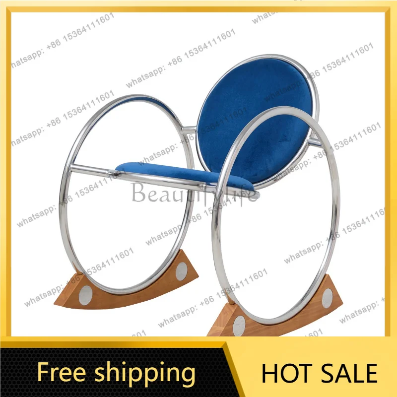 Factory direct sales medieval balcony lazy rocking chair creative single leisure recliner