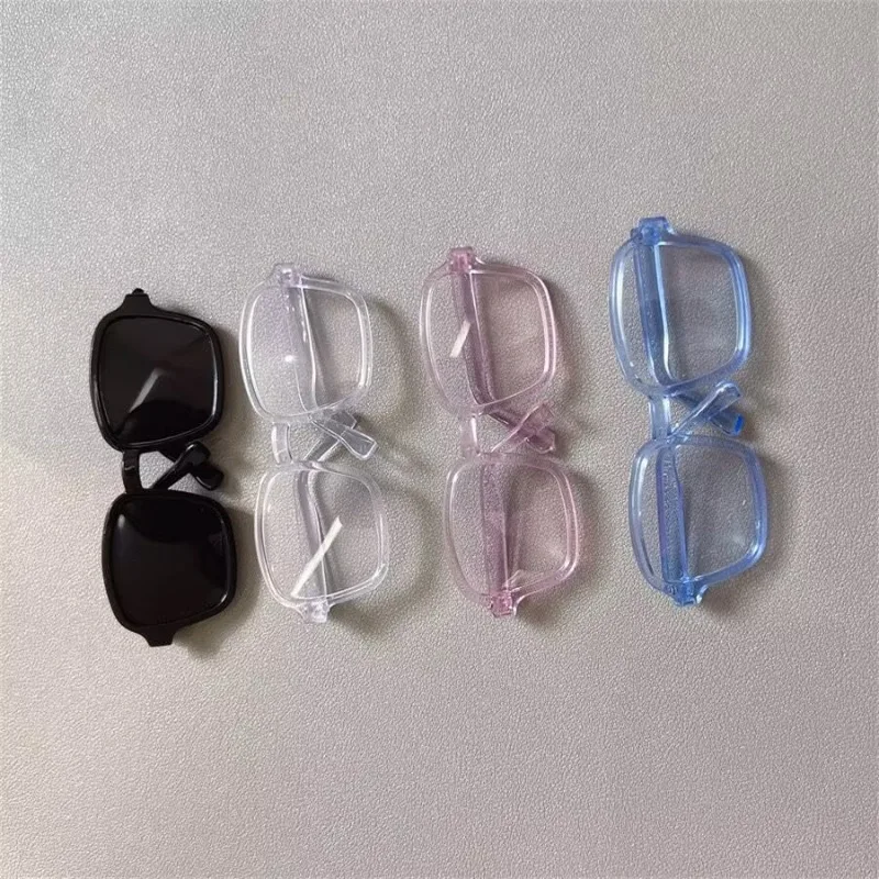 Fashion Doll Glasses High Quality Mini Toys Cute Eyeglasses Square Frame 20cm Cotton Dolls Cool Idol Star Accessories Decoration