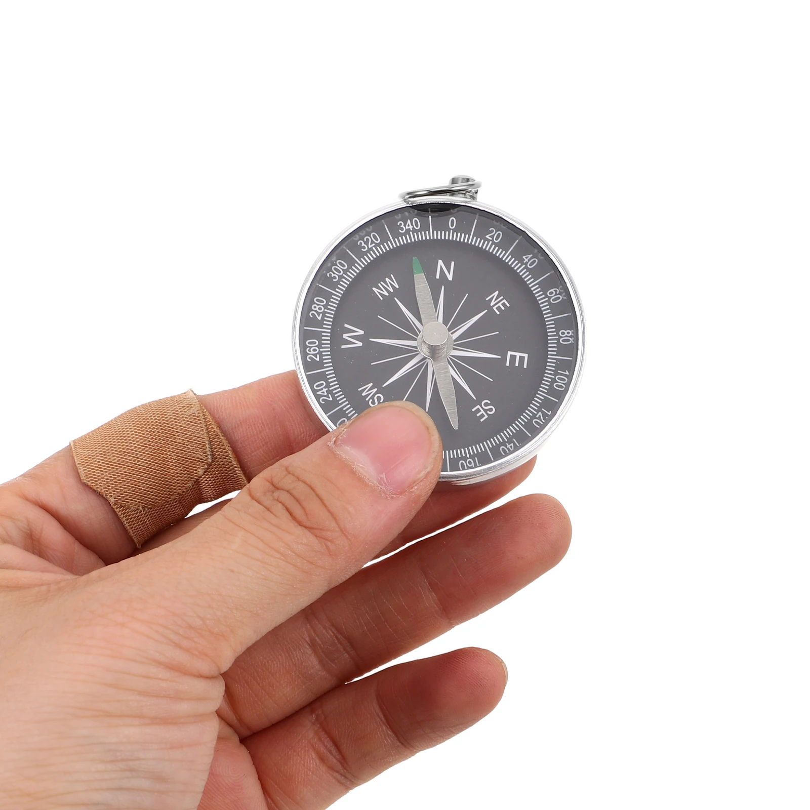 

4PCS Compass Keychain Aluminum Alloy Mini Navigation Portable Camping Pocket Size Outdoor Survival Gift Hiking Adventure