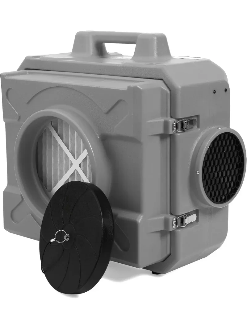 

HEPA500 Commercial 500cfm Hepa Air Scrubber Negative Air Machine Roto-Molded (Grey)