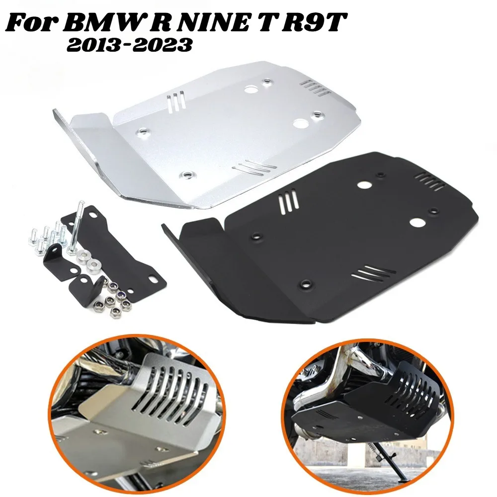

For BMW R NINE T R9T 2013-2023 Motorcycle Scrambler Aluminum Skid Plate Belly Pan Engine Chassis Guard Bottom Protection A Set