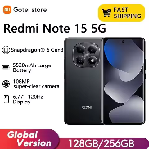 Global Version Xiaomi Redmi Note 15 5G Smartphone...