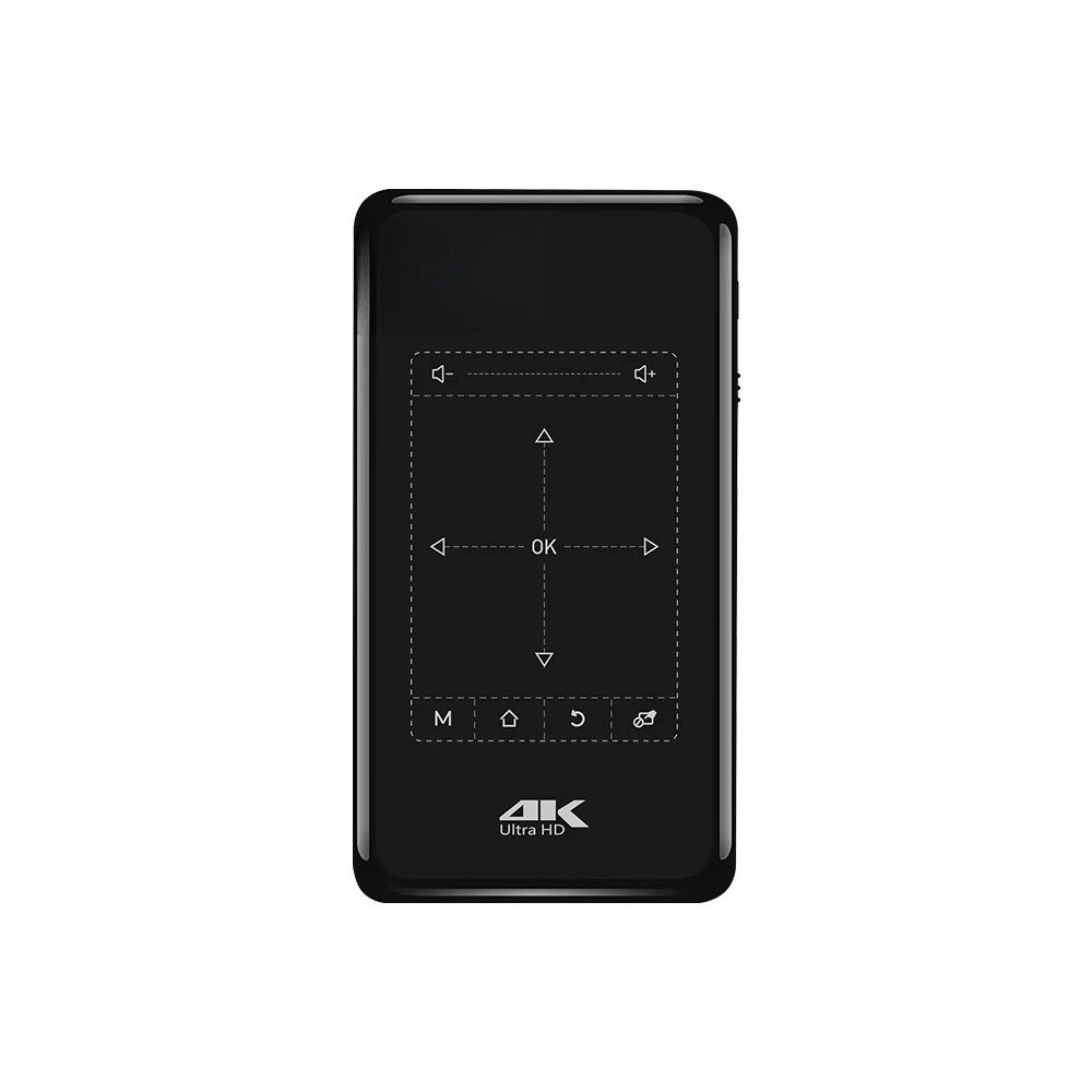 Portable DLP P09 5G Dual WiFi Touch Panel Smart Projector Amlogic T972 Android 9 1+8GB 2+32GB DLP 4K Mini Rechargeable Projector
