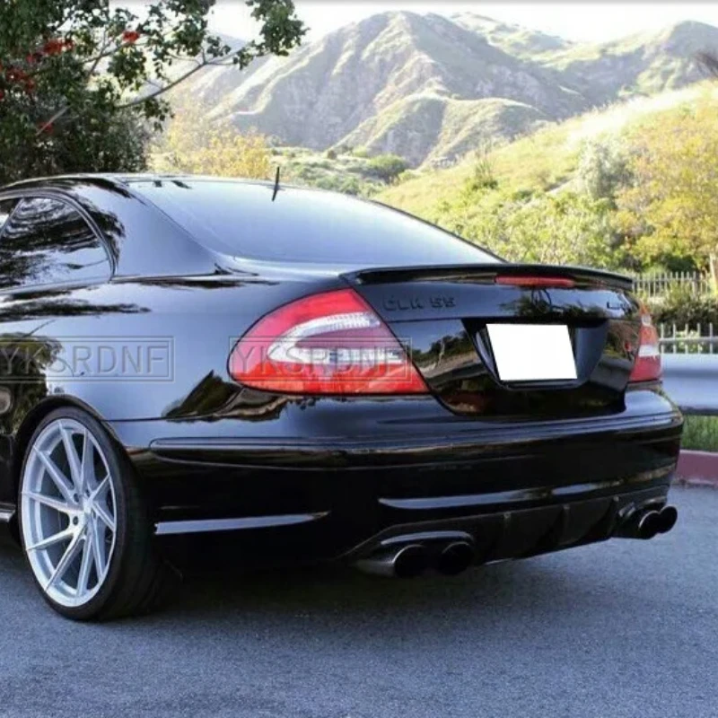 

For Mercedes Benz W209 Spoiler 2004-2007 CLK-class CLK200 280 350 55 63 Spoiler Real Carbon Fiber/FRP Car Rear Wing Spoiler