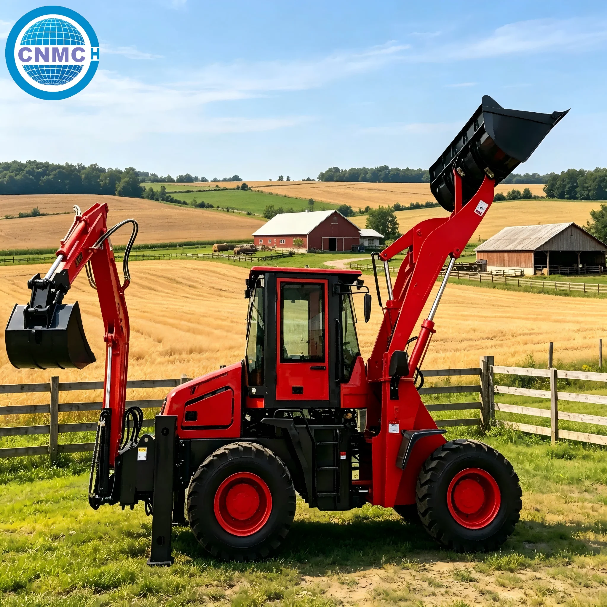 CN10-80 6 Ton Backhoe Excavato - Tractor Backhoe ulasan dan harga