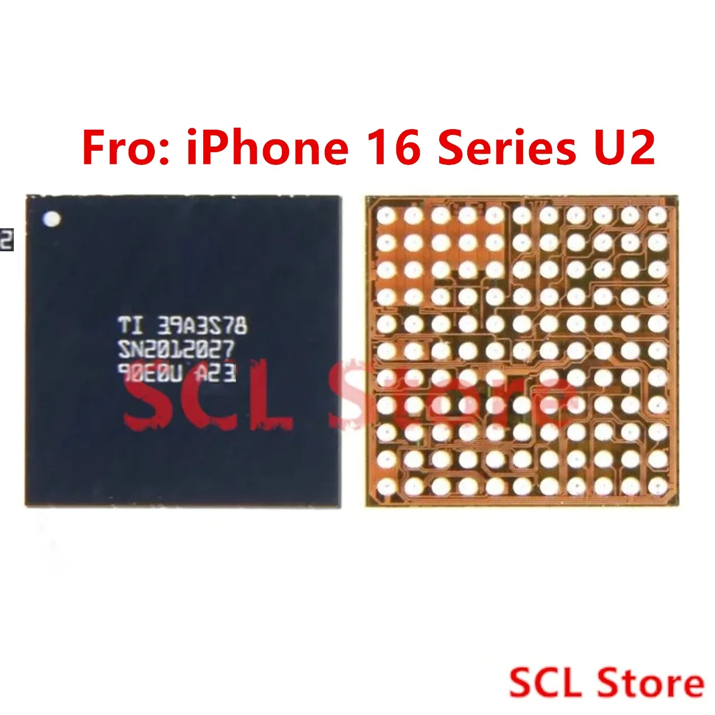 2-5Pcs SN2012027 U2 U9500 USB Charging IC Decrypted Chipset For iPhone 15 16 Series 15/16Pro/ProMax/Plus iPad11