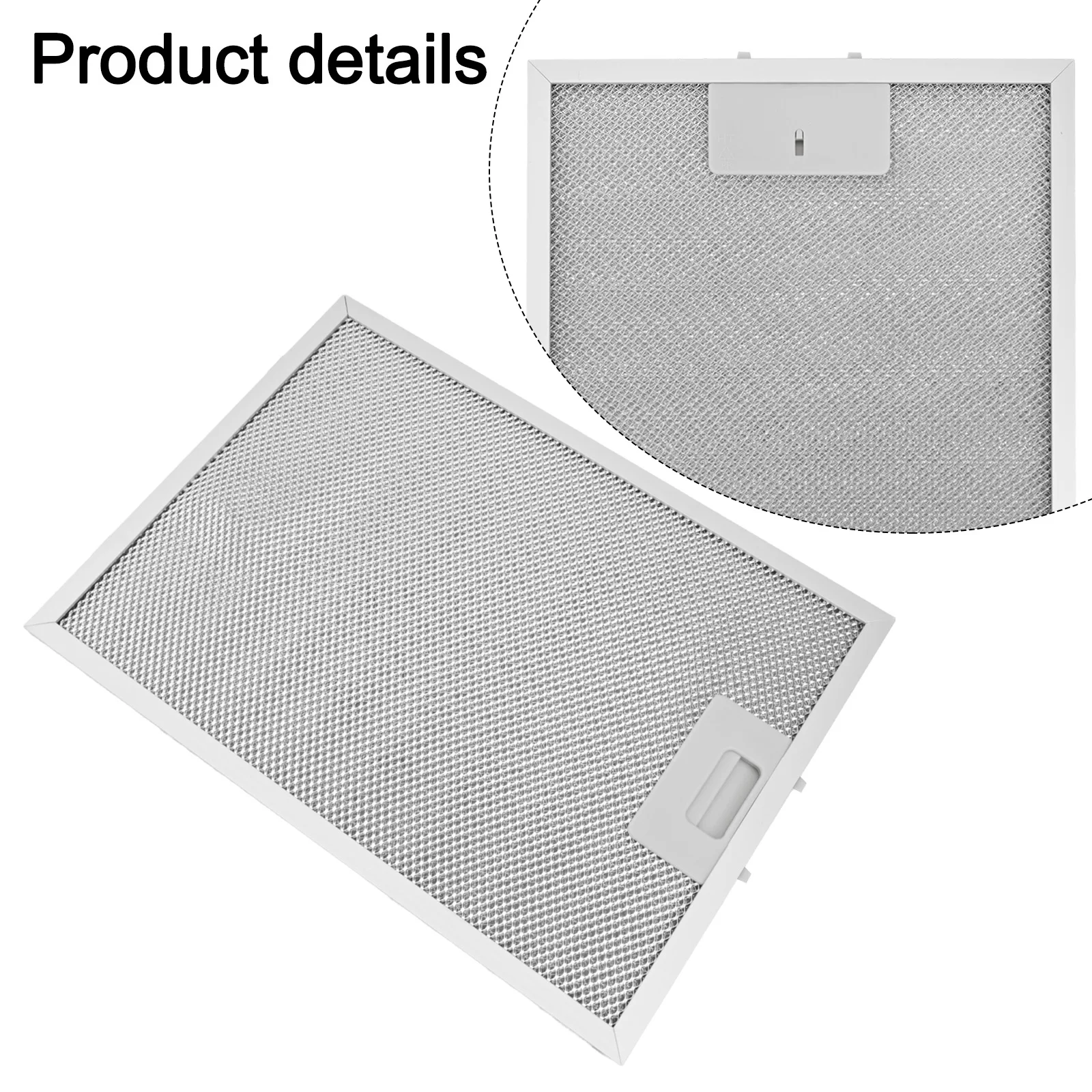 Silver Cooker Hood Filters Metal Mesh Extractor Vent Filter 346 X 256 X 9MM Stainless Steel Filter Hood Filter Home Improvement