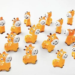 미니 송진 사슴 기린 미니어처, 요정 정원 장식, 마이크로 조경 DIY 공예 액세서리, 홈 데코, 3 개, 6 개