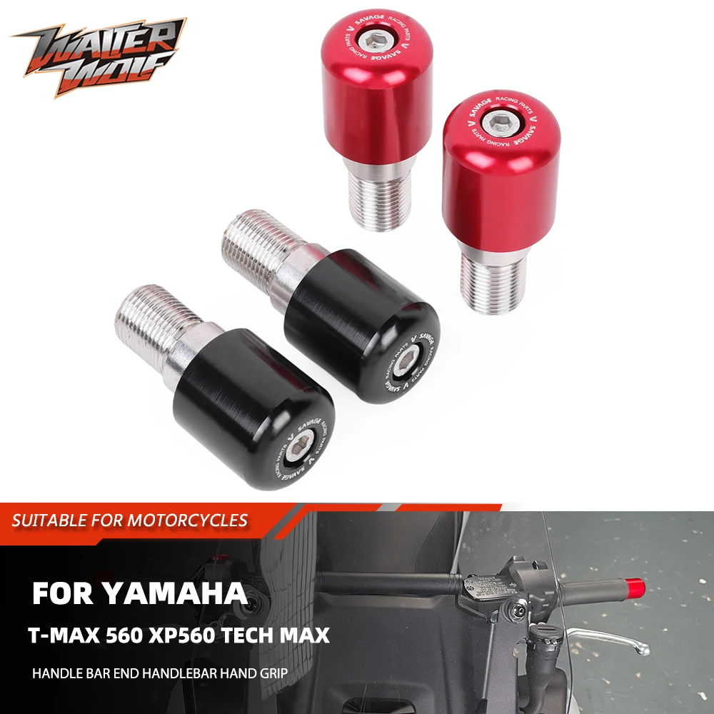 

Bar End Caps For Yamaha T-MAX 560 XP560 Tech Max 2025 Handlebar Weights Grip End Cap Slider Cover TMAX560 Motorcycle Accessories