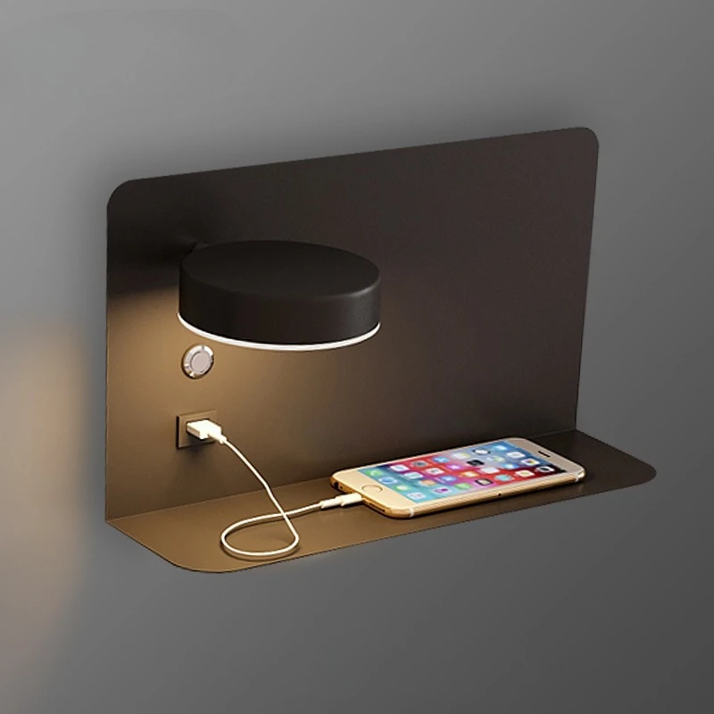 

Contemporary Simple Wall Lamp Designer Bedsides Bedroom Study Hotel Homestay LED Lighting Luminaires House Decorative Wall Light
