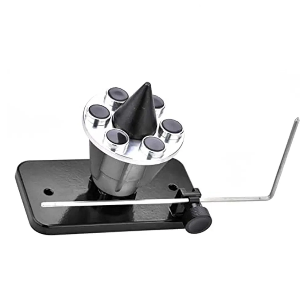 

Durable 339075B Mower Balancer 42-047 After Sharpening Balances Blades Black Red Magnetic Wall Mount Garden