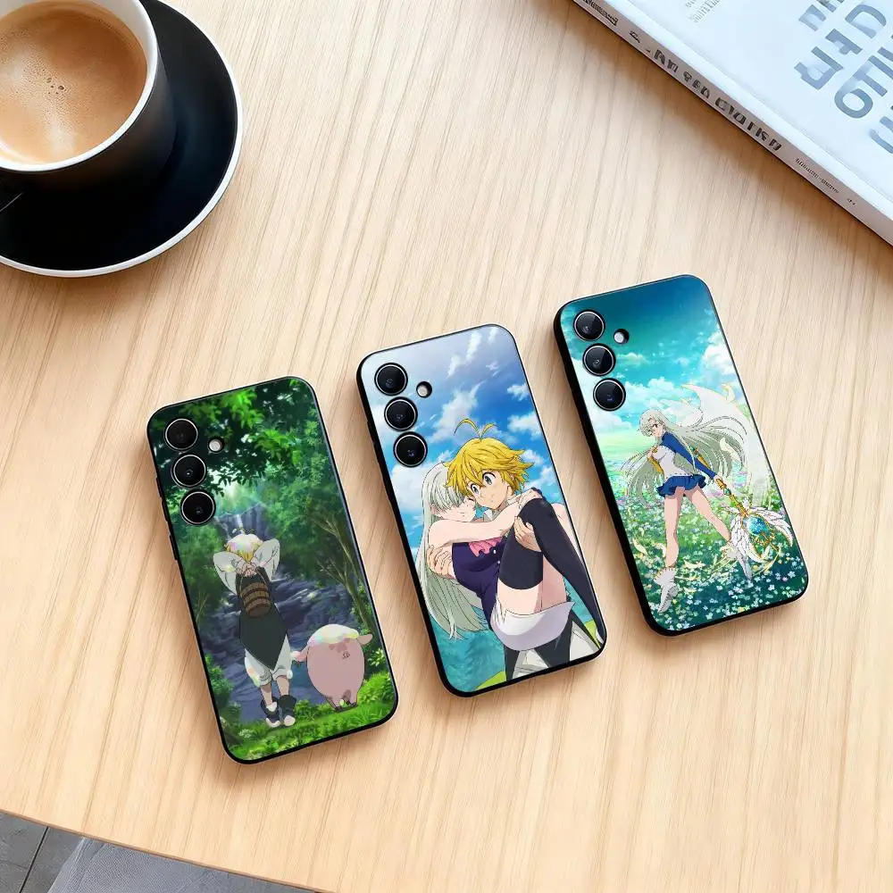 The Seven Deadly Sins  Phone Case For Samsung Galaxy A73,A72,A71,A70,A53,A52,A51,Soft Silicone Black Cover