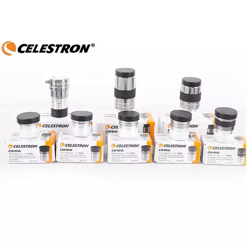 Celestron Omni 4mm 6mm 9mm 12mm 15mm 32mm 40mm and 2x Eyepiece and Barlow Lens Fully Multi-Coated Metal Astronomy Telescope view 6